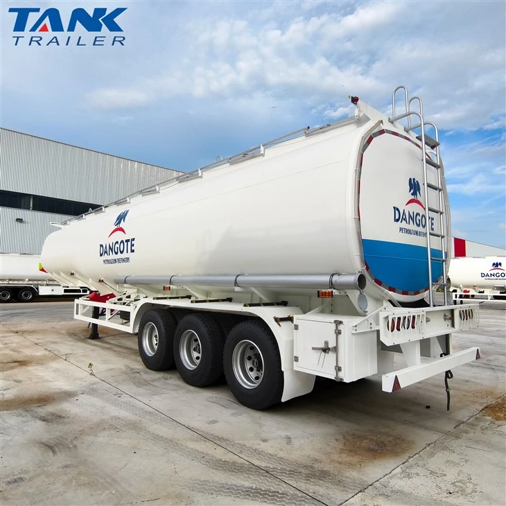 3 Axles Aluminum Alloy Oil Tanker Trailer