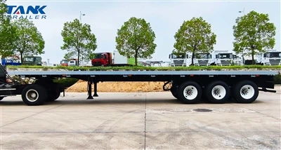 TANK Flatbed Semi Trailer — A Professional Choice For High-Strength Structure...