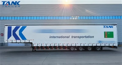 TANK Curtain Side Semi Trailer — High-End Configuration For Efficient, Flexib...