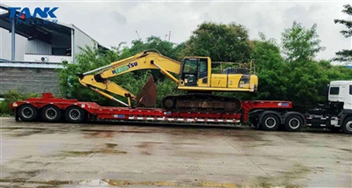 Indonesian Customer Feedback | TANK Lowbed Semi Trailer Supports Efficient He...
