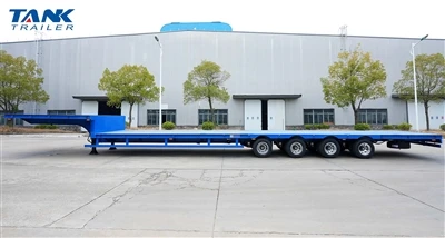 Customized TANK Lowbed Semi Trailer For Chile Successfully Completed, Enhanci...