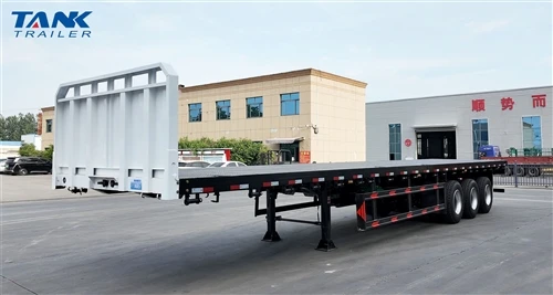 Chile Customer’s Customized TANK Flatbed Semi Trailer Successfully Completed ...