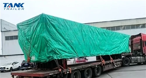 Custom Flatbed Semi Trailer And Lowbed Semi Trailer For Chile Successfully Sh...