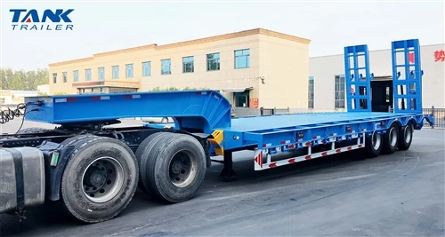 Custom Lowbed Semi Trailer For Papua New Guinea Successfully Completed And Sh...
