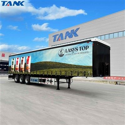 3 Axle Curtain Side Semi Trailer