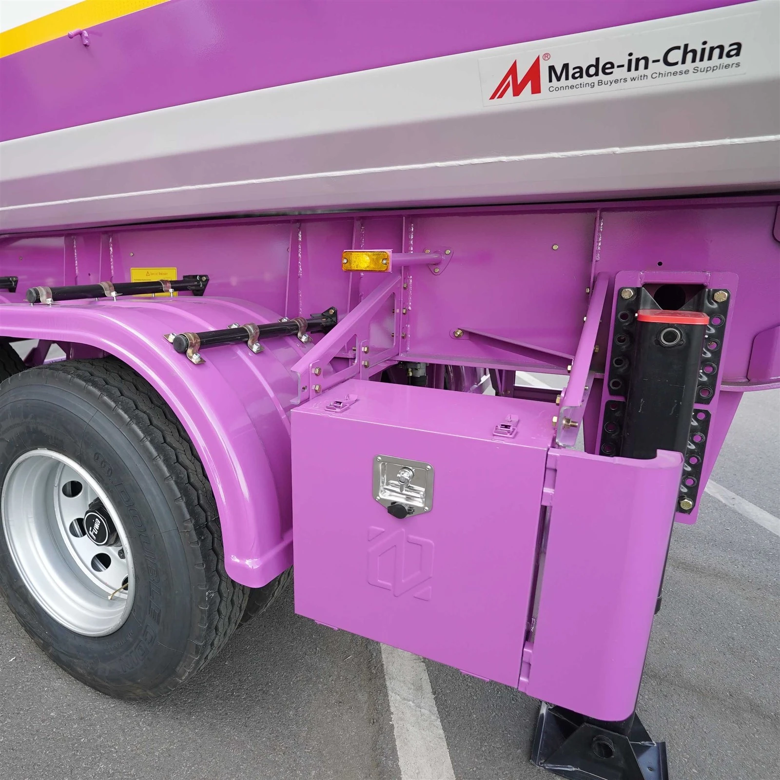 2 axle U type rear-tipping dump semi trailer 2 axle U type rear-tipping dump semi trailer