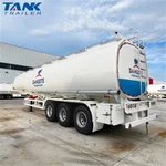 3 Axles Aluminum Alloy Oil Tanker Trailer
